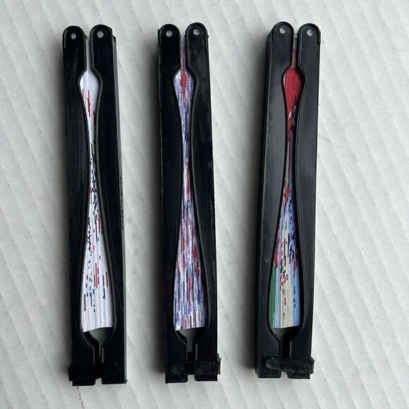 Paper Fans in patriotic print 3 Pack - Picture 7 of 10